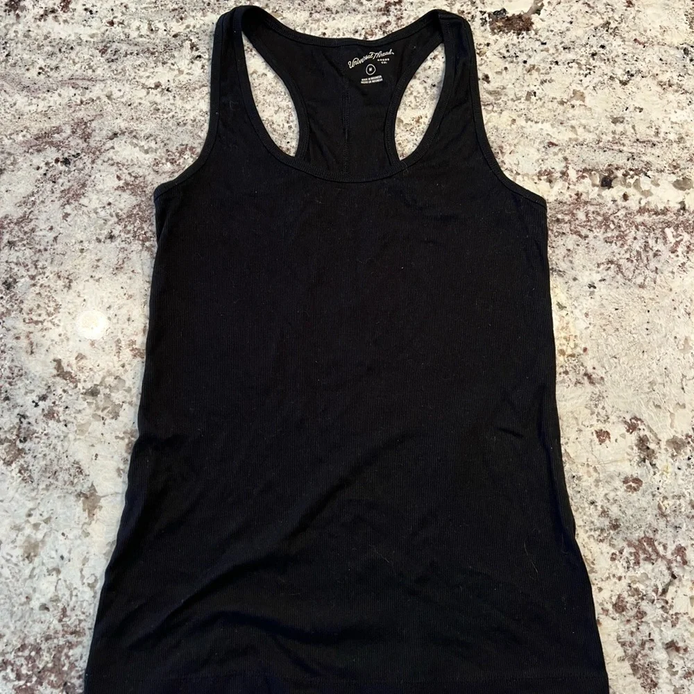 Black Razor Back Tank Top - Picture 1 of 2
